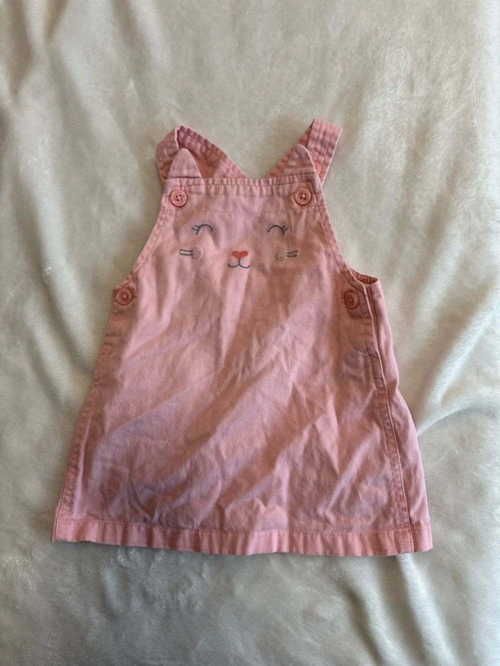 Carters 6 month punk overall cat dress kitty baby girl